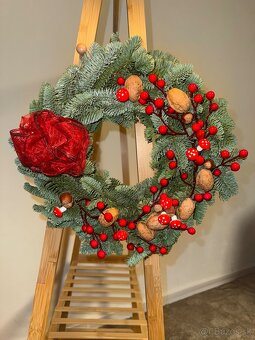 Vianočný veniec na dvere - 4