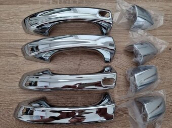 Chromové klučky krytky kluciek - 4
