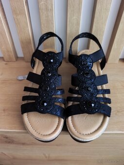 Dámske sandále, čierne - 4