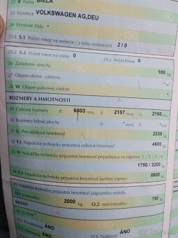 Vw lt 46 valník dodávka - 4