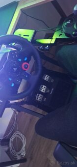 Logitech g29+radici paka+stojan+f1 mod - 4