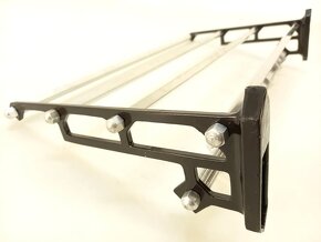 Nástenný vešiak art deco - hliníkový D82 - coat-rack - 4