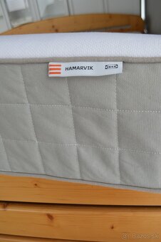 Manželská posteľ s roštmi a matracom - 4