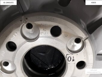 Mercedes C Klass orig. alu disky dvojrozmer R17 5x112 1222 - 4