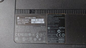 HP ProBook 4520s – starší notebook, vhodný na jednoduché pou - 4