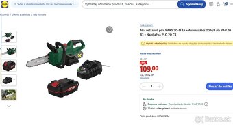 PARKSIDE® Aku reťazová píla PAKS 20-Li E5 - 4