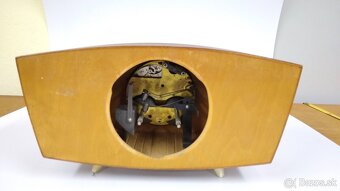 retro stolové starožitné hodiny Weimar - 4