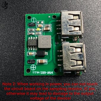 Napájací modul, step-down menič 5V/3A, 2x USB - 4