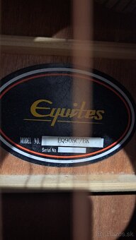 Akustická gitara Equites EQ905C BK - 4
