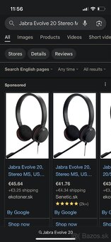 Slúchadla Jabra Evolve 20 Stereo MS, USB-C - 4