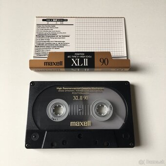AUDIOKAZETY - MC KAZETY - MAXELL XL II 90 CHROME - 4
