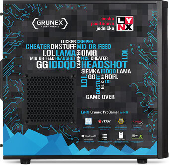 LYNX ProGamer i7-6G,16GB RAM,256GB SSD,2TB HDD,GTX750Ti 2GB - 4