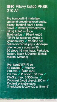Predám pílové kotúče 210 mm - 4