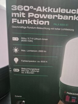 Parkside Aku pracovné svietidlo 360° - 4