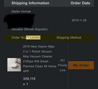 Robotický vysávač s mopom Xiaomi Mi vacuum mop P - 4