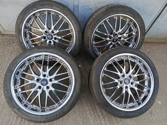 Predám Chromové Kola 5x112 R19 Voltec Barracuda - 4