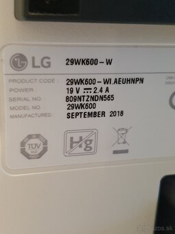 LG 29WK600-W 29" / IPS/ 2560x1080/ 75Hz - 4