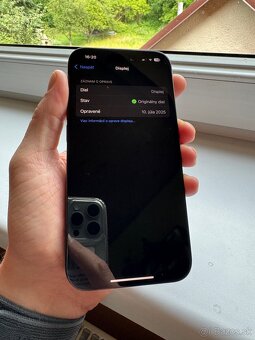 Displej iPhone 15 Pro original Pulled - 4