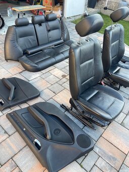 Kožený interier sedačky+tapacíre Bmw e46 touring/combi - 4