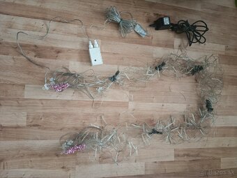 Vianočné svetielka na celé veľké okno - 4