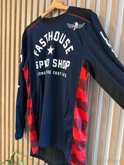 Dres Fasthouse, Originals Air Cooled Jersey - Navy/Black - 4