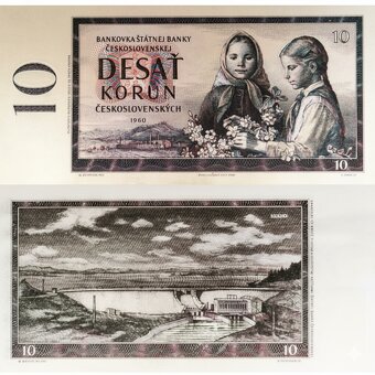 repliky československé / slovenské / eurové bankovky - 4