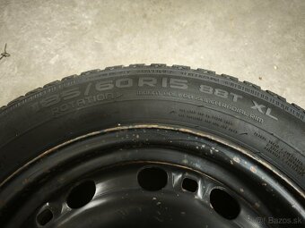 Zimná sada Škoda 5x100 R15 s pneu Nokian 185/60 R15 - 4