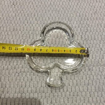 Miska / popolník z lisovaného skla - 4