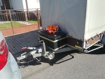 Privesny vozik 1000kg, brzdeny - 4