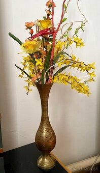 Tepaná váza (výška 34cm) - 4