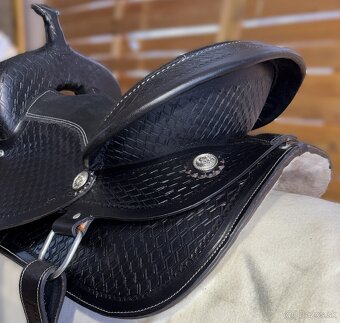 Westernový sedlový komplet 11) černý - 4