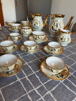 Porcelánový kávový/čajový zberatelsky set Jugoporcelan - 4