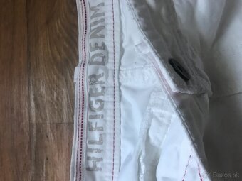 TOMMY HILFIGER originál white pánske capri nohavice L/XL - 4
