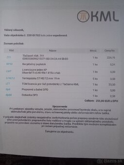 Tlačiareň, Mobilná pokladňa VRP2 - 4
