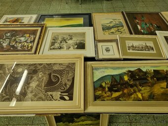 Predám grafiky Petra Kľúčika a obrazy aj grafiky iných autor - 4