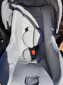 Nový kombinovaný kočárek 3v1 (růžový) - 4