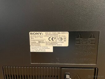 Predám LED TV Sony Bravia 32” – KDL-32EX310 - 4