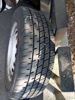 Predám plechové disky na pneu pre vw T4 r16 - 4