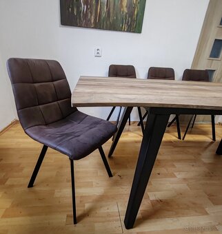 Jedálenské stoličky - 4 kusy - 4