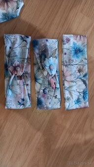 kompletik set - obojstranná čiapka a šal, čelenka - 4