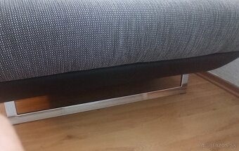 Veľká rozkladacia rohová sedačka. - 4