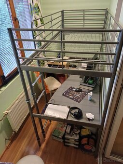 Predam postel + stol Ikea svarta - 4