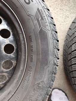 Zimné pneumatiky + disky plechové 195/65 R15 - 4