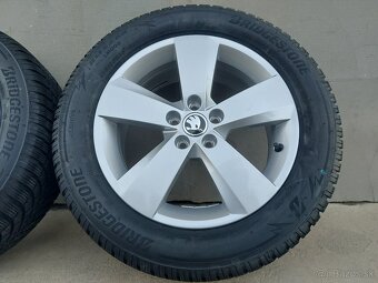 6Jx16 5x100 ET35 - NOVÉ disky original ŠKODA model NANUQ - 4
