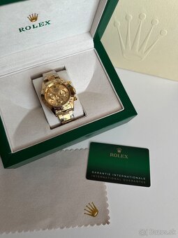 💎Rolex Daytona Gold s trblietajúcimi kamienkami💎 - 4