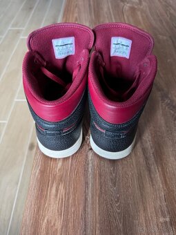 Nike Air Jordan 1 mid burgundy tenisky veľkosť 44 - 4
