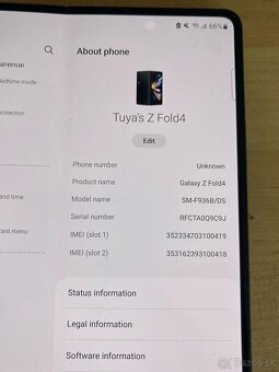 Samsung galaxy Z Fold 4 - 4
