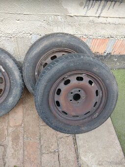 plechové disky 5x100 R15 Golf 4 Bora Octavia 1 - 4
