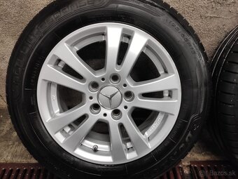 Alu Rial + pneu Dunlop letné r15 195/65 - 4