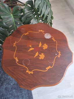 drevený stolík, side table - 4